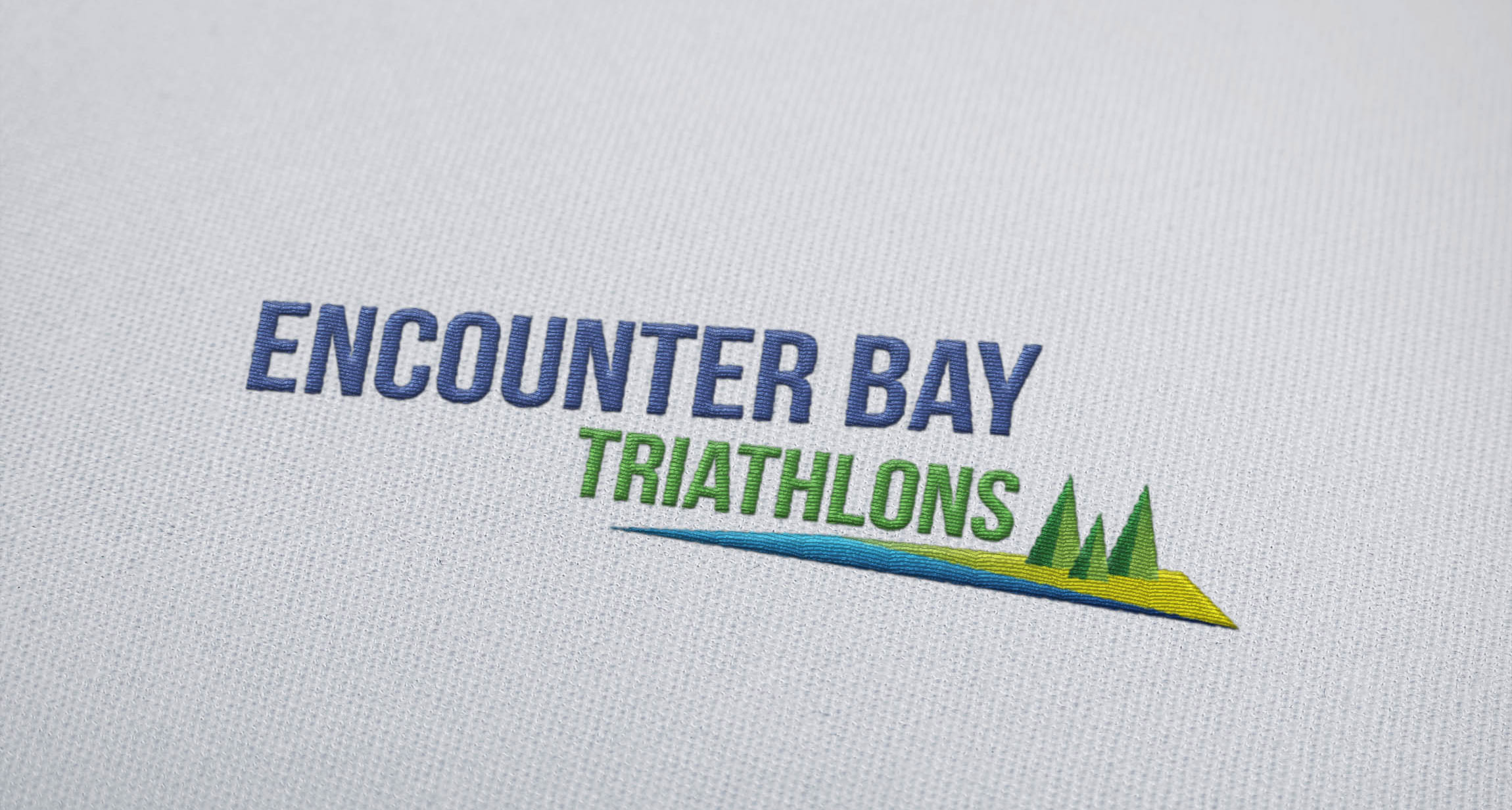 Encounter Bay Triathlon embroidery - small logo